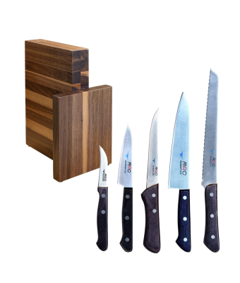 Mac Chef Series 6 Piece Magnetic Knife Block Set (MAC7BNDL)