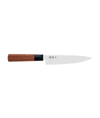 Kai Seki Magoroko Red Wood 15cm Utility Knife (KAI-MGR-0150U)