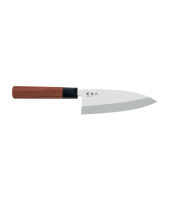 Kai Seki Magoroko Red Wood 15.5cm Deba Knife (KAI-MGR-0155D)