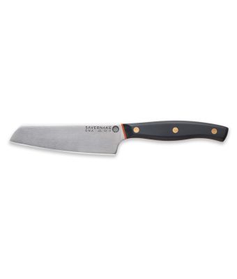 Savernake DNA NC12 12cm Utility Knife - Anthracite & Orange with Traditional Handle