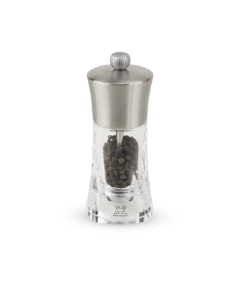 Peugeot Ouessant Pepper Mill 14cm Stainless Steel & Acrylic (P29036)