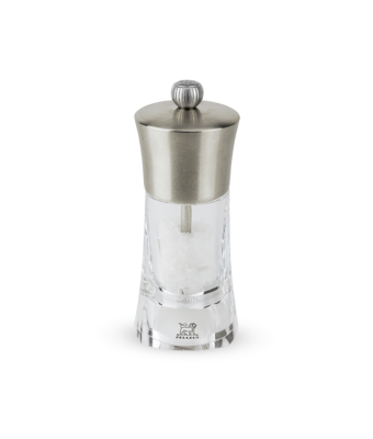 Peugeot Ouessant Salt Mill 14cm Stainless Steel & Acrylic (P29043)