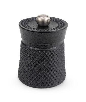 Peugeot Bali Font Cast Iron Pepper Mill 8cm Black (35402)