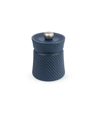 Peugeot Bali Font Cast Iron Pepper Mill 8cm Blue (P36621)