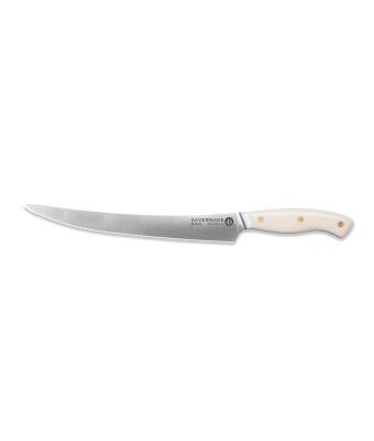 Savernake DNA PC26 26cm Carving Knife - Ivory & Anthracite with Traditional Handle