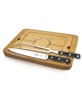 Lion Sabatier® Pluton Carving Set With Board