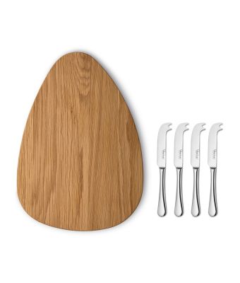 Robert Welch Radford Bright Cheese Serving Set With 32cm Pebble Board