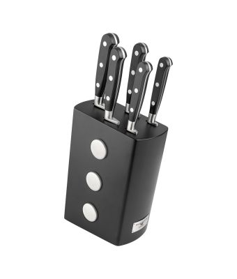 Rockingham Forge Pro Black Series 6 Piece Knife Block Set (RF-9009/6B)