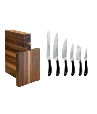 Robert Welch 7 Piece Signature Knife Set with Artelgeno Block