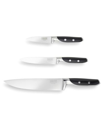 Sabatier Professional SAB116 Series 3 Piece Kitchen Knife Set - Chef's, All Purpose & Paring Knife (SAB116BS1)