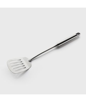 Sabatier Professional Satin Polished Stainless Steel Slotted Turner (SABYJ64)