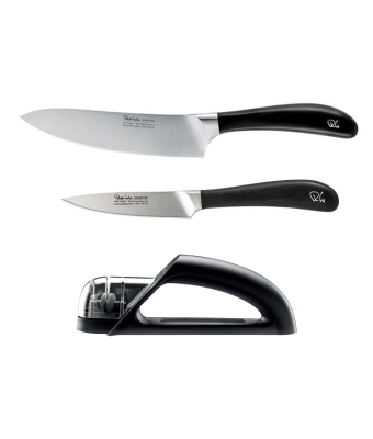 Robert Welch Limited Edition Signature Kitchen Knife Set with Knife Sharpener