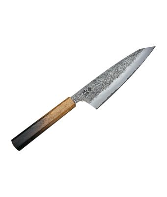 Sakai Takayuki Homura Guren (Aogami 2 Steel) Japanese Chef's Kengata-Gyuto Knife 225mm with Urushi Lacquered Oak Handle
