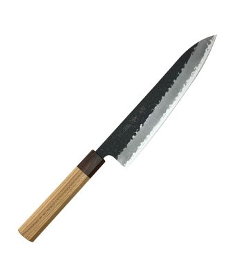 Sakai Takayuki Aogami Super Kurouchi Hammered WA Japanese 210mm Gyuto Knife