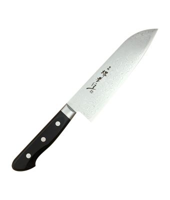 Sakai Takayuki 45-Layer Damascus Mirrored Japanese 170mm Santoku Knife