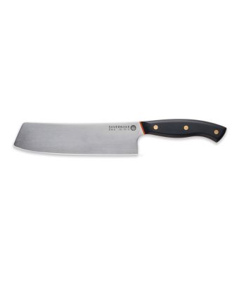 Savernake DNA SK18 18cm Nakiri - Anthracite & Orange with Traditional Handle