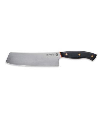 Savernake DNA SK18 18cm Nakiri - Anthracite & Orange with Traditional Handle