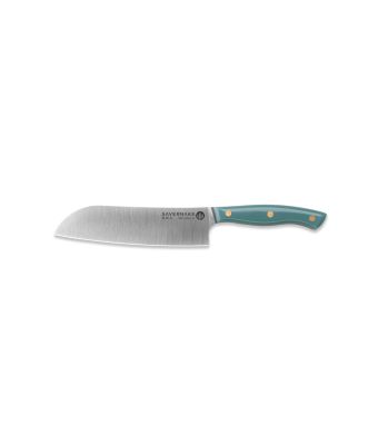 Savernake DNA SN17 17cm Santoku Knife - Atlantic & Anthracite with Traditional Handle