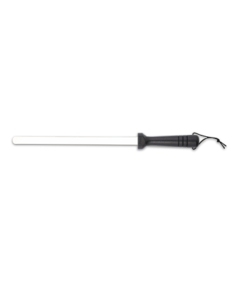 MAC Black Ceramic Honing Rod with Grooves 9.5" (SR-95BK)