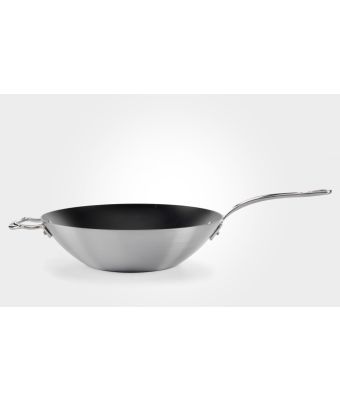 Samuel Groves Classic 40cm Non-Stick Stainless Steel Tri-ply Wok