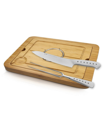 Exclusive Tojiro 3 Piece Carving Set with Board