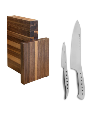 Tojiro 2 Piece Magnetic Block Set (Chef's & Paring Knife)