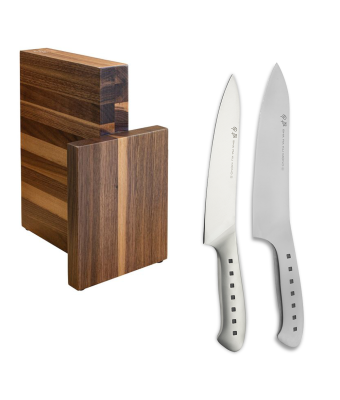 Tojiro 2 Piece Magnetic Block Set (Chef's & Carving Knife)
