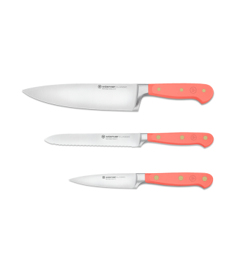 Wusthof Classic Colour Coral Peach 3 Piece Knife Set (WT1311760308)