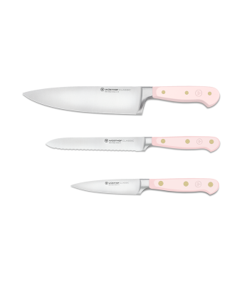 Wusthof Classic Colour Pink Himalayan Salt 3 Piece Knife Set (WT1311760309)