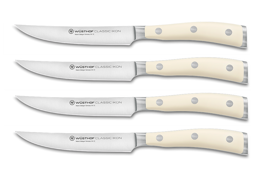 Wusthof Classic Ikon Cream 4pc Steak Knife Set WT1120460401