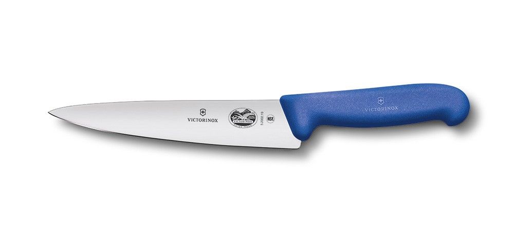 Victorinox Fibrox 19cm Chefs Knife Blue 5200219 KitchenKnives