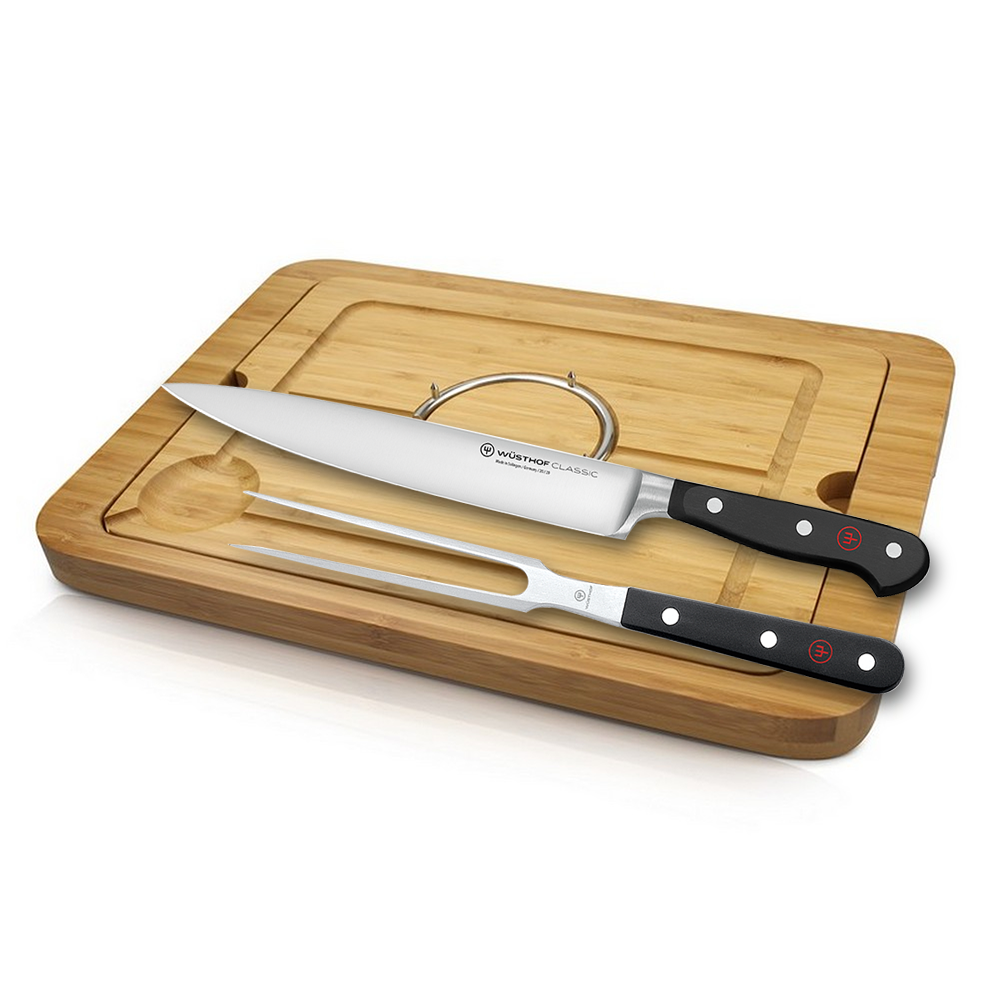 Wusthof Classic Carving Set with Board KitchenKnives